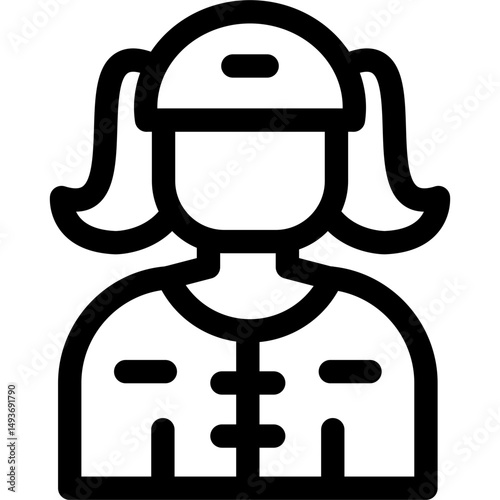 Young Woman Icon