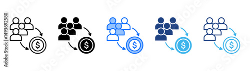 Conversion Icon Set With Multiple Style Collection 