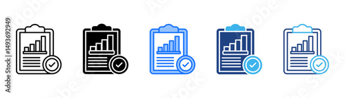 Result Icon Set With Multiple Style Collection 
