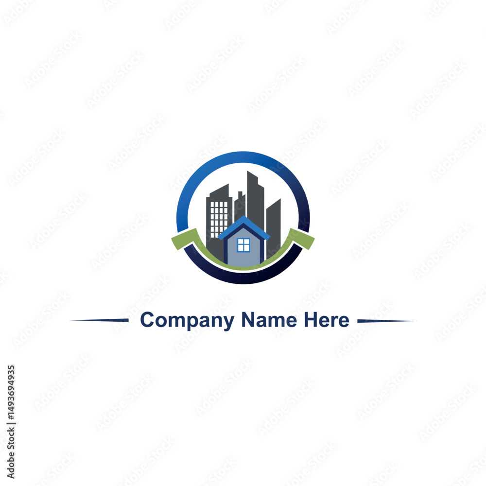 Fototapeta premium Real Estate Logo
