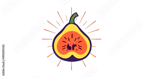 Fig, Fig fruit, Fresh fig, Ripe fig, Fig vector, Fig illustration, Fig icon, Fig clipart, Fig drawing, Fig slice, Halved fig, Whole fig, Purple fig, Green fig, Fig cross-section, Fig with seeds, Juicy