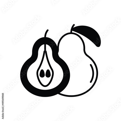 Pear Vector icon
