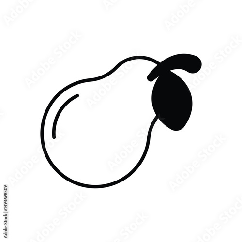 Pear Vector icon