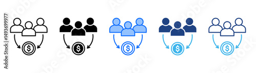 Conversion Icon Set With Multiple Style Collection 