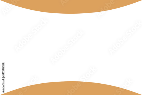 Abstract graphic design with curvy shapes and transparent background
