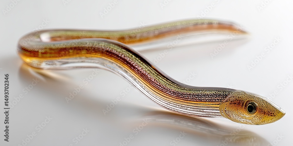 Fototapeta premium photo of delicious glass eel 