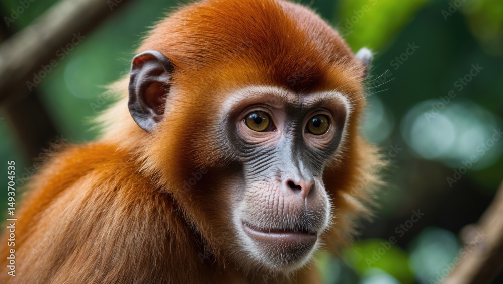 Fototapeta premium Red Colobus Primate