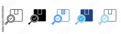 Product Overview Icon Set With Multiple Style Collection 