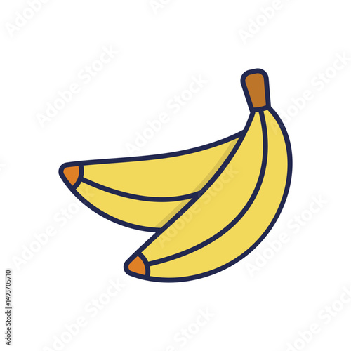 Banana Vector icon