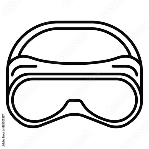 Googles Vector Icon Illustrating Developer Tools and Resources