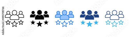 Customer Success Icon Set With Multiple Style Collection 