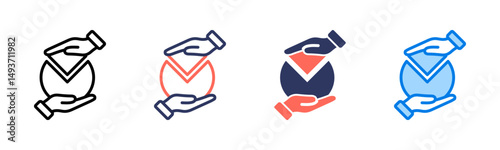 Collaboration icon sheet multiple style collection