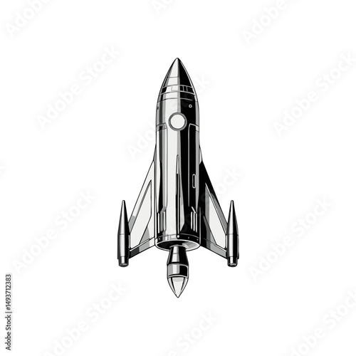 rocket vector illustration