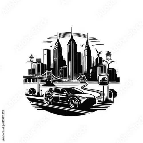 vector illustration of a car