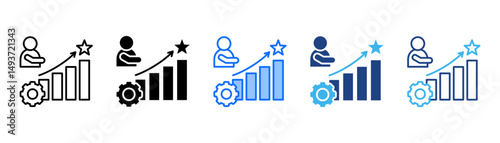 Improvement Icon Set With Multiple Style Collection 