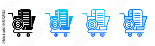 Purchase icon sheet multiple style collection