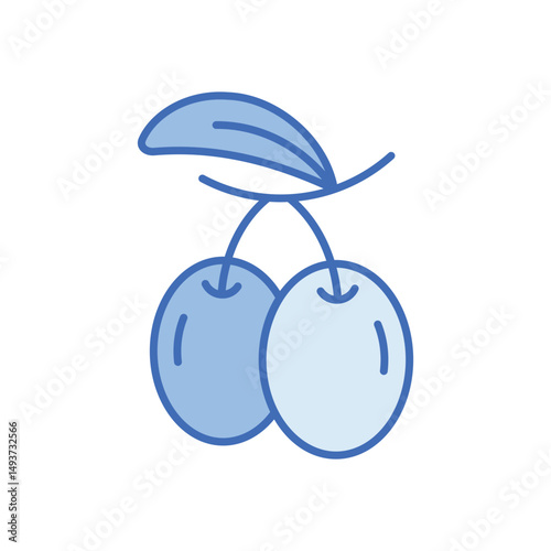 Plum Vector icon