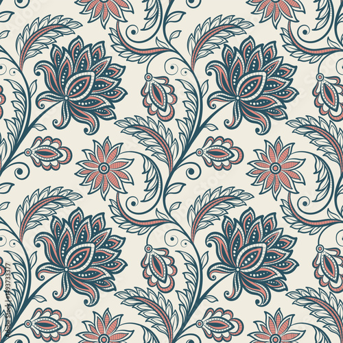 Motifs African boho paisley Floral Ikat pattern embroidery border. Ethnic ikat floral Ethnic Indian Pattern Ikat pattern Ethnic Pattern. Border  floral Aztec embroidery border seamless patterns.