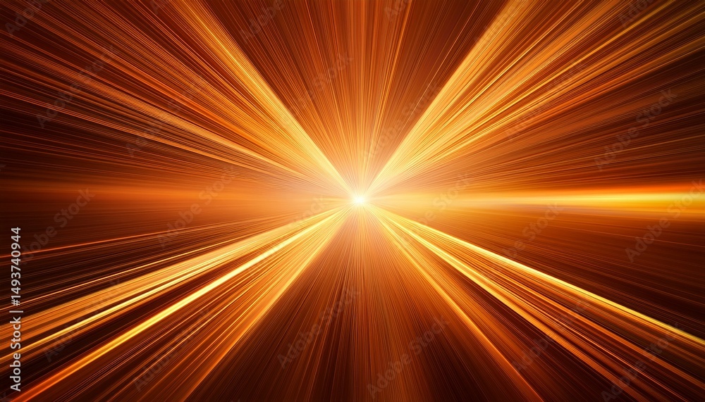 Obraz premium abstract orange light beam background