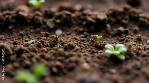Exploring the Tiny Wonders of Soil: A Macro View of Loamy Soil and its Microbial Life