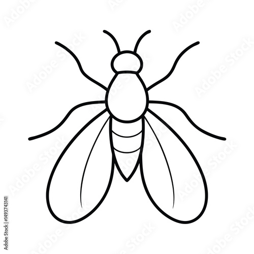 mosquito cartoon illustration
