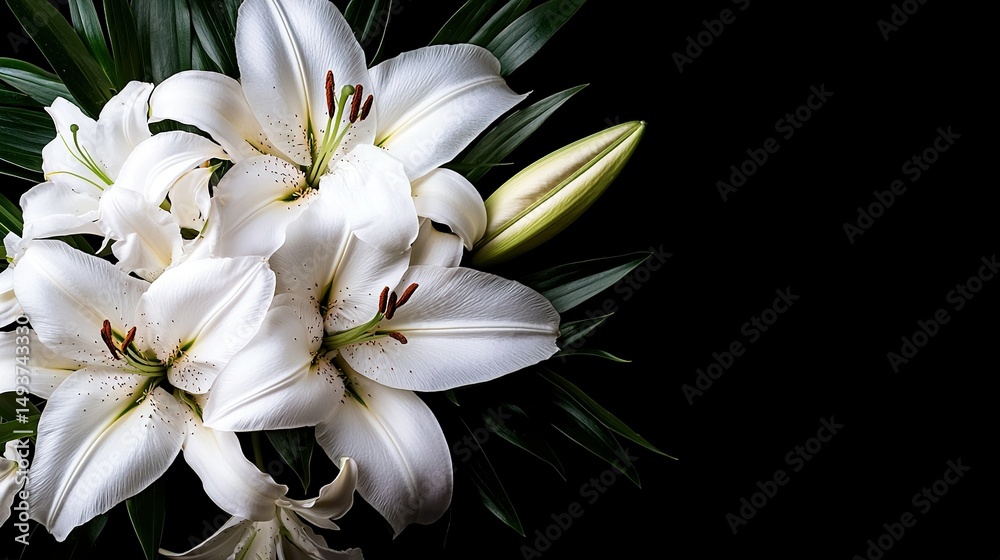 Obraz premium Black Background