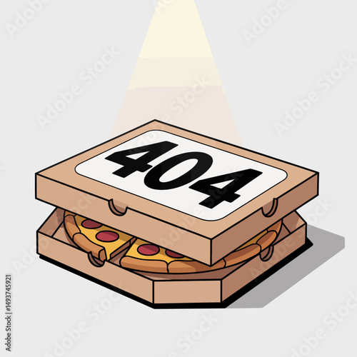 404 Error Pizza Box