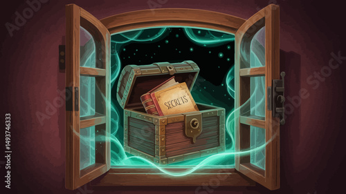 Magic Chest of Secrets Through the Window