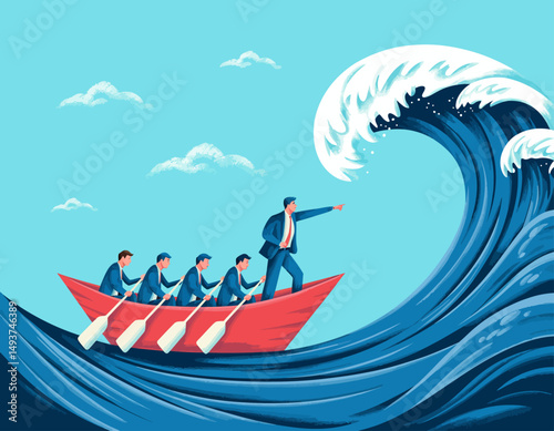 Teamwork Against the Wave