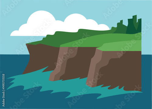 island chain shaped like legendary beast