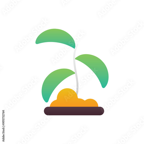 Seedling Vector icon