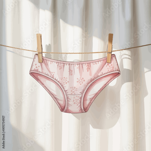 Underwear on Clothesline