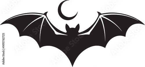 A vector illustration of a sleek black.