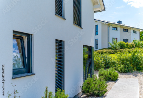 Einfamilienhaus in Wohnsiedlung