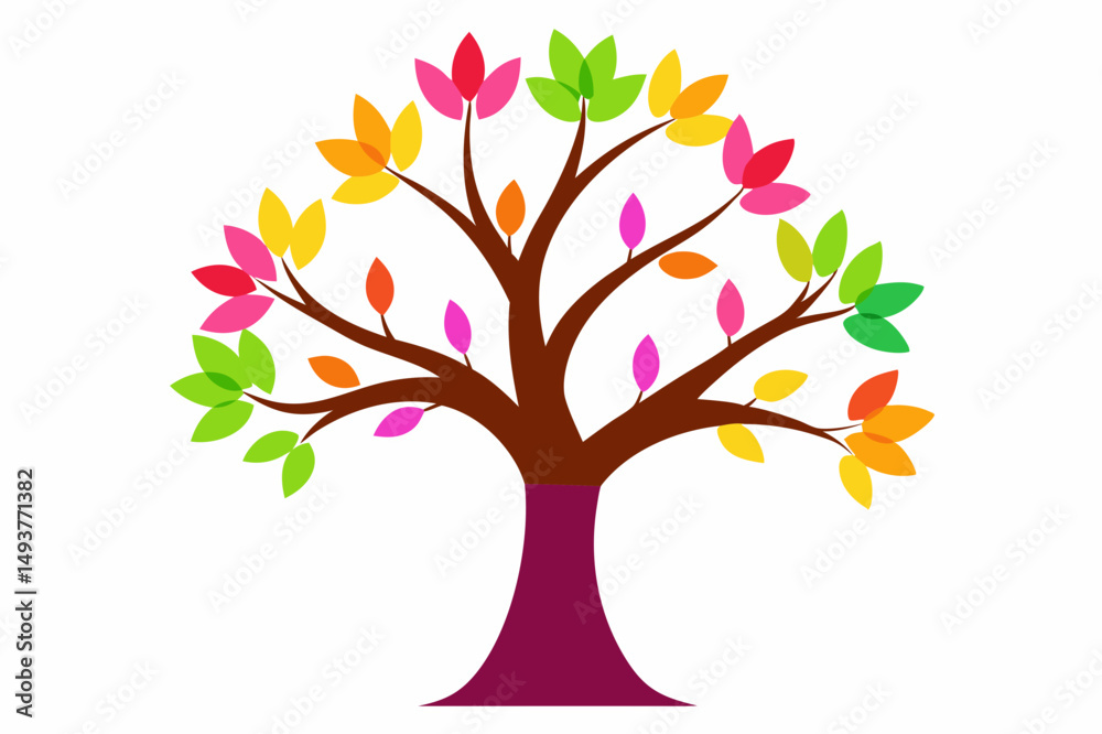 Obraz premium tree with autumn leaves