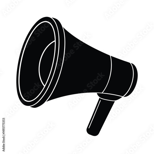 vector illustration of megaphone