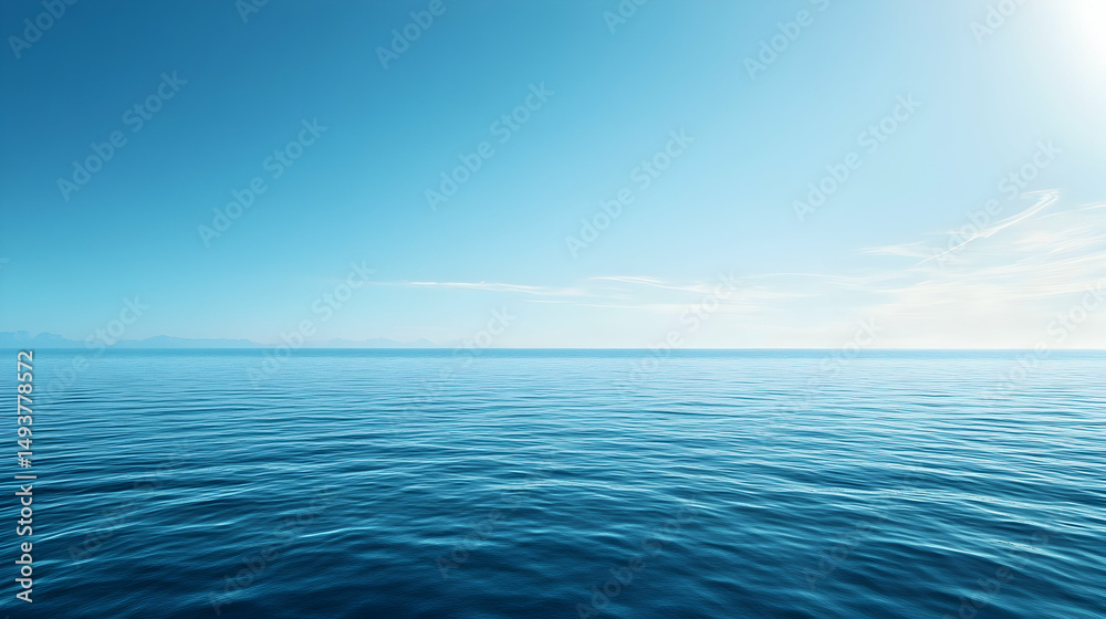Obraz premium A bright blue sky stretching over 71AF0