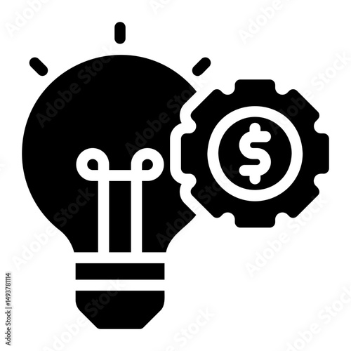 business innovation glyph icon