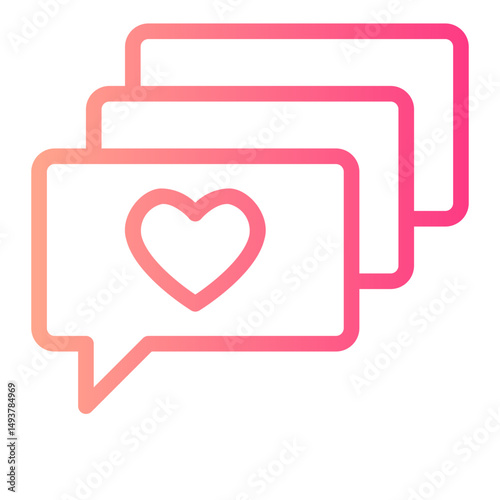 popularity gradient icon