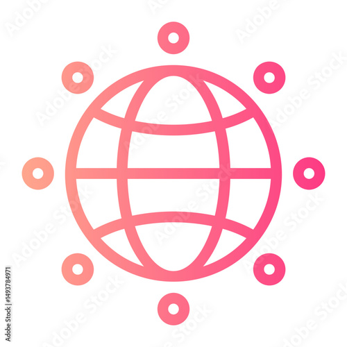 internet of things gradient icon