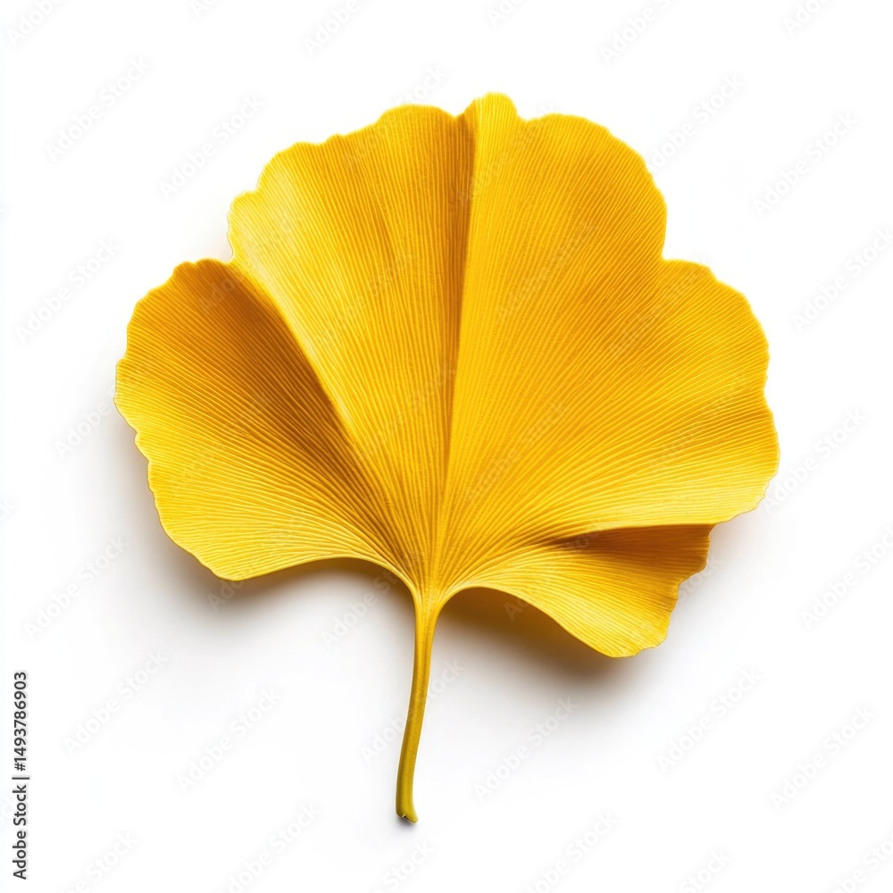 Naklejka premium Yellow Maple Leaf