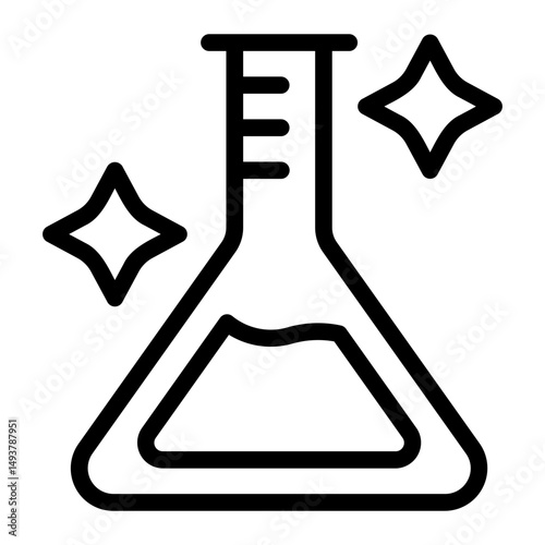 experiment line icon