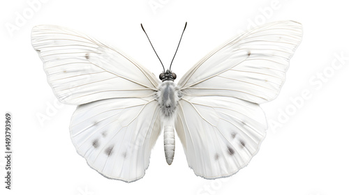 white butterfly transparent background png
