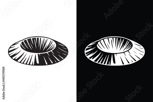 Teleport  icon vector on White Background ,Vector Art Illustration on white background.