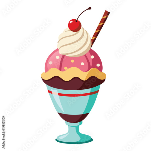 Ice cream sundae