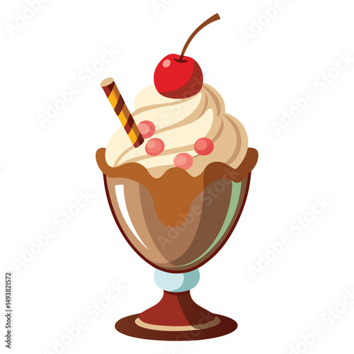 Ice cream sundae