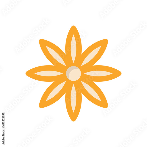 Star Anise Vector icon