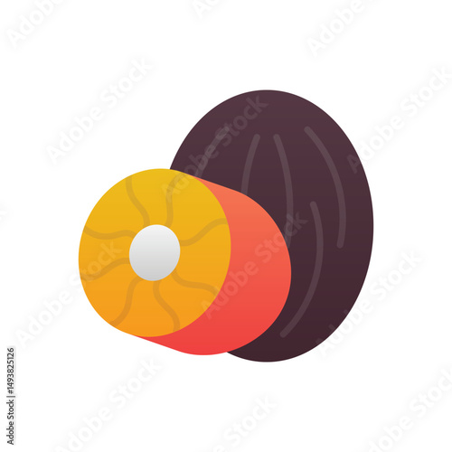 Nutmeg Vector icon