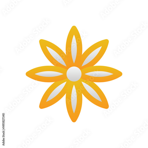 Star Anise Vector icon