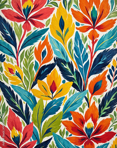 Oil painting . Artistic brush strokes. Botanical illustration for printing on wall decorations.